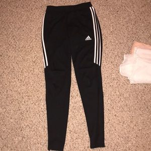 Adidas black joggers